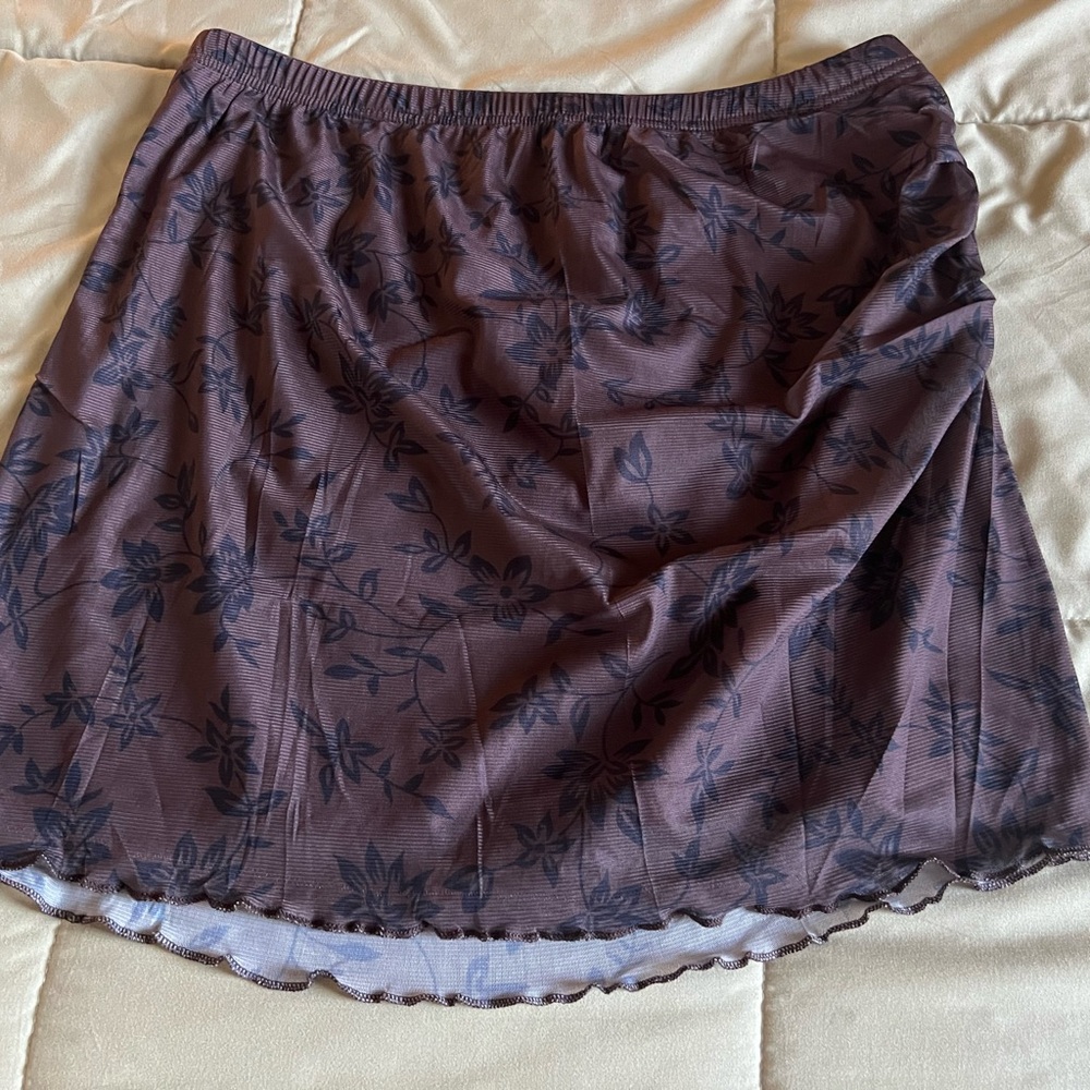 Floral Patterned Women's Skirt